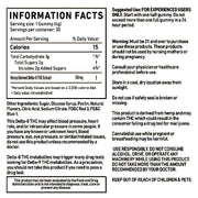 Cannabis Life Kushberry gummies information panel showing 50mg Delta-8 THC per gummy, ingredients, and warnings.