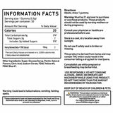 Cannabis Life Lemon Lime gummies information panel showing 10mg Delta-9 THC per serving, ingredients, directions, and warnings.