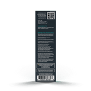 Back of Cannabis Life Northern Lights vape box showing ingredients, warnings, a lab results QR code, and barcode.