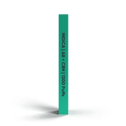 Teal side of Cannabis Life Northern Lights vape box labeled Indica, Delta-8 THC + CBN, and 1,200 puffs.