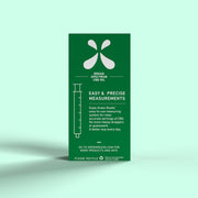 Side of Green Roads Broad Spectrum CBD Oil box with a syringe illustration and “Easy & Precise Measurements” text.