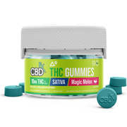 CBDfx Delta-9 THC Gummies Magic Melon 10mg THC + 30mg CBD 40ct