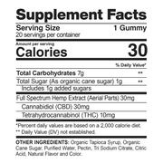 CBDfx | Delta-9 THC Gummies - Magic Melon | 10mg THC + 30mg CBD - 20ct