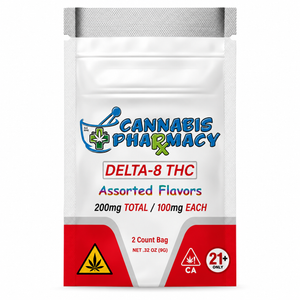 Cannabis Pharmacy 100mg Delta-8 THC Gummies | Assorted flavors - 2ct