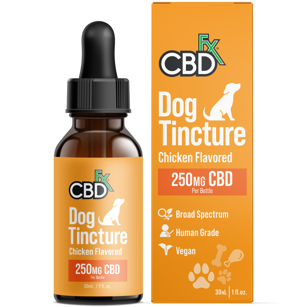 CBDfx CBD Dog Tincture - 30mL 250mg