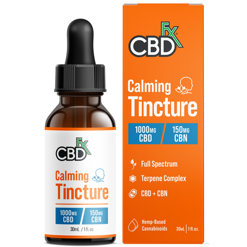 CBDfx | Calming Tincture | 1000mg CBD + 150mg CBN - 30mL