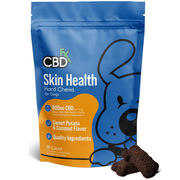 CBDfx CBD Skin Health Chews for Dogs 600mg - 30ct Hard Chews