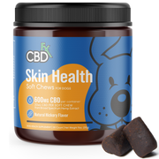 CBDfx CBD Skin Health Chews for Dogs 600mg - 30ct Soft Chews