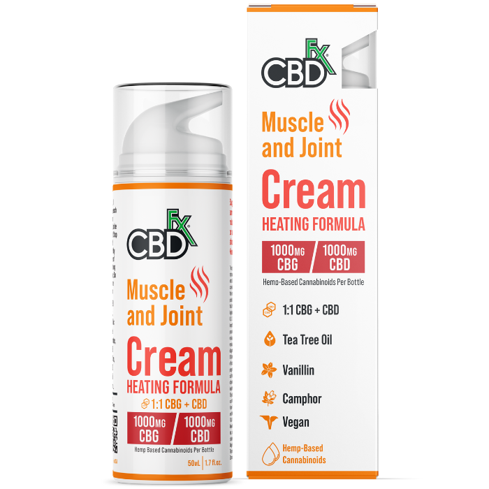 CBDfx CBD Cream Heating Formula 1000mg