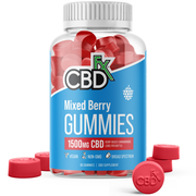 CBDfx CBD Gummies Mixed Berry - 60ct 1500mg