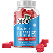 CBDfx CBD Gummies Mixed Berry - 60ct 3000mg