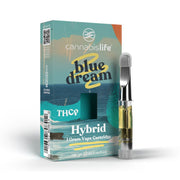 Cannabis Life | Blue Dream THCP Vape Cart | Hybrid – 1g – side view