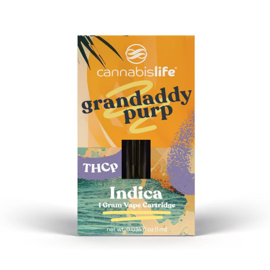 Cannabis Life | Grandaddy Purp THCP Vape Cart | Indica – 1g