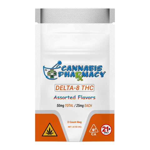 Cannabis Pharmacy 100mg Delta-8 THC Gummies | Assorted flavors - 2ct