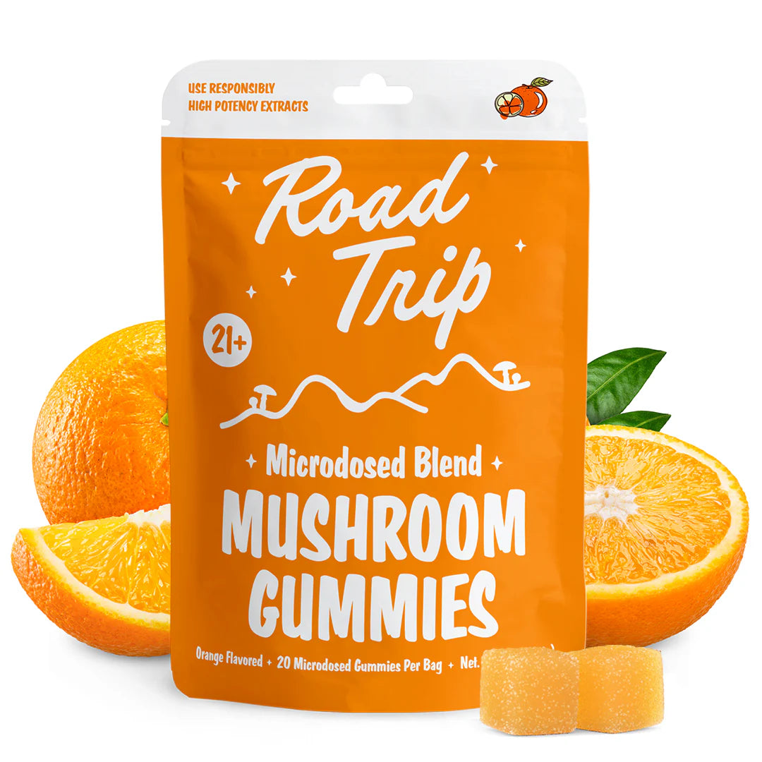 Microdosed Functional Mushroom Gummies - 20ct Orange