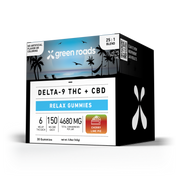 Green Roads Delta-9 THC Gummies 25:1 6mg THC + 150mg CBD - 30ct Cherry Lime Pie