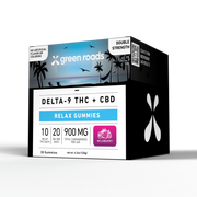 Green Roads Delta-9 THC Gummies 10mg THC + 20mg CBD - 30ct Wildberry