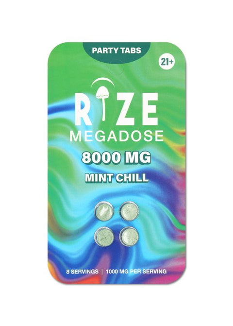 Rize | Mint Chill Party Tabs | 8000mg - 4pc