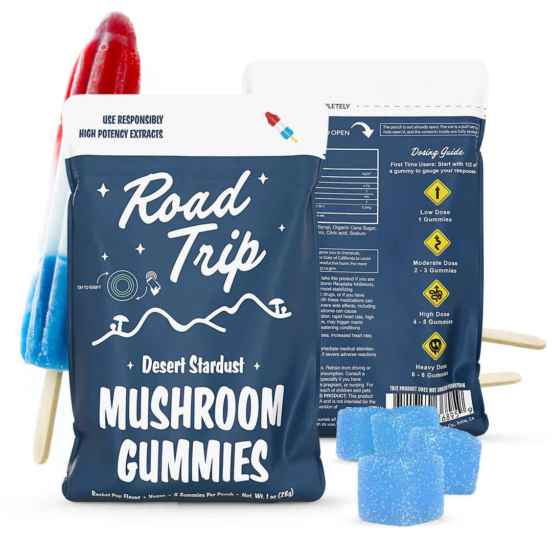 Desert Stardust Mushroom Gummies - 8ct Rocket Pop