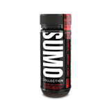 Half Bak’d Strawberry Frenzy Sumo Gummies – High Potency 25ct Jar Angled View