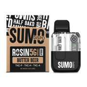 Half Bak’d | Rosin Blend Sumo THC Vape – Butter Beer | 5G – Hybrid Disposable – 20Dispo 20Butter 20Beer2