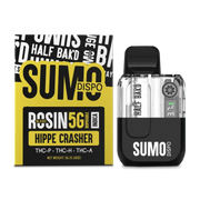 Half Bak’d | Rosin Blend Sumo THC Vape – Hippie Crasher | 5G – Indica Disposable – 20Dispo 20Hipe 20Crasher2