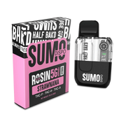 Half Bak'd Rosin Blend Sumo THC Vape - 5G Disposable Strawnana