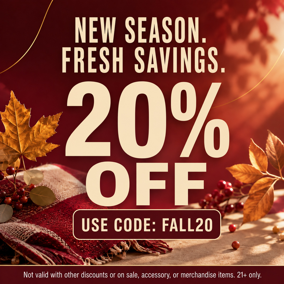 20% off sale