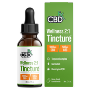 CBDfx CBD Tincture 1000mg CBD + 500mg CBG - 30mL 1000mg CBD + 500mg CBG