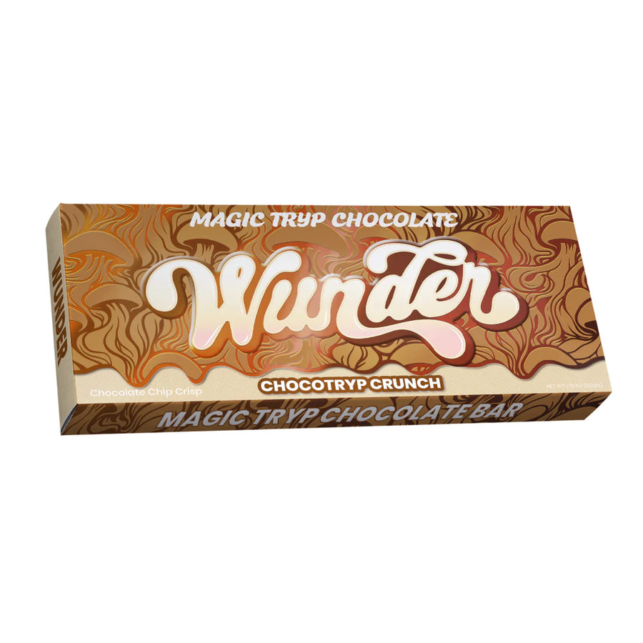 Wunder | Chocotryp Crunch Mushroom Chocolate | Magic Tryp Chocolate Bar