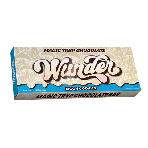 Wunder | Moon Cookies Mushroom Chocolate | Magic Tryp Chocolate Bar