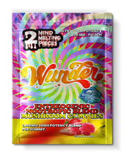 Wunder Mushroom Gummies 1200mg - 2ct Sample Pack Strawnana
