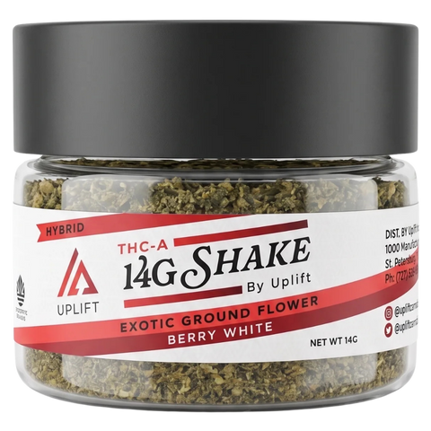 Uplift | 14 Gram Exotic THC-A Shake Flower | Berry White - Hybrid