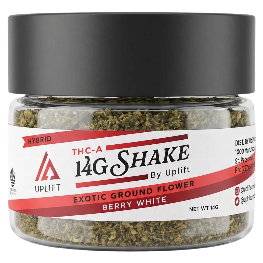 Uplift | 14 Gram Exotic THC-A Shake Flower | Berry White – Hybrid