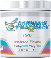 CBD Gummies 50mg Assorted Flavor - 30ct Assorted Flavor