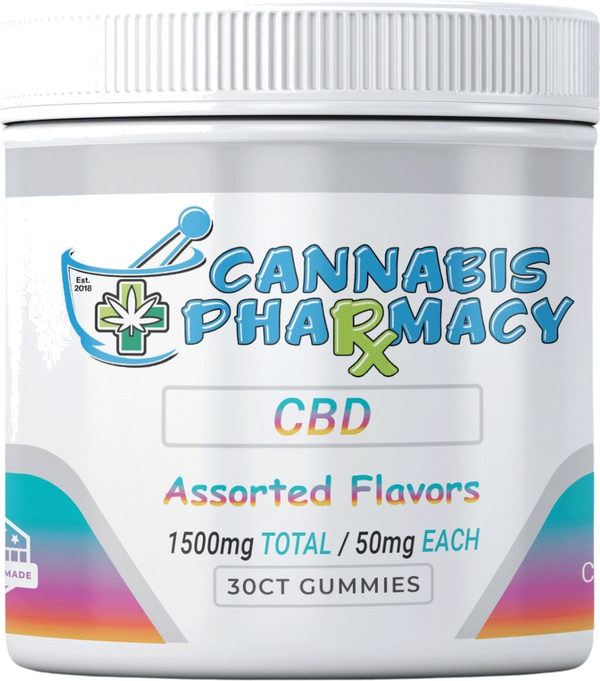 CBD Gummies 50mg Assorted Flavor - 30ct Assorted Flavor