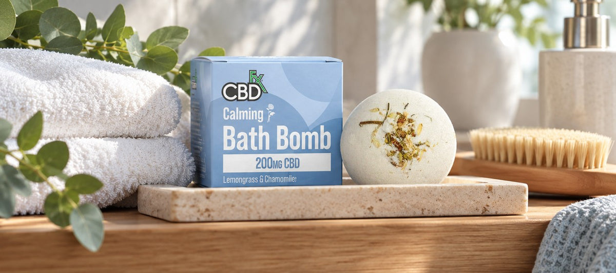 Warm water, quiet room, one bath bomb.