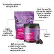 CBDfx CBD Dog Treats: Calming Chews 600mg —