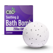 CBDfx CBD Bath Bomb 200mg Soothing Lavender