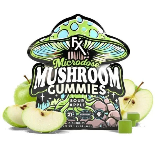 CBDfx | Sour Apple Microdose Mushroom Gummies | 15ct – Render Sourapple 2025