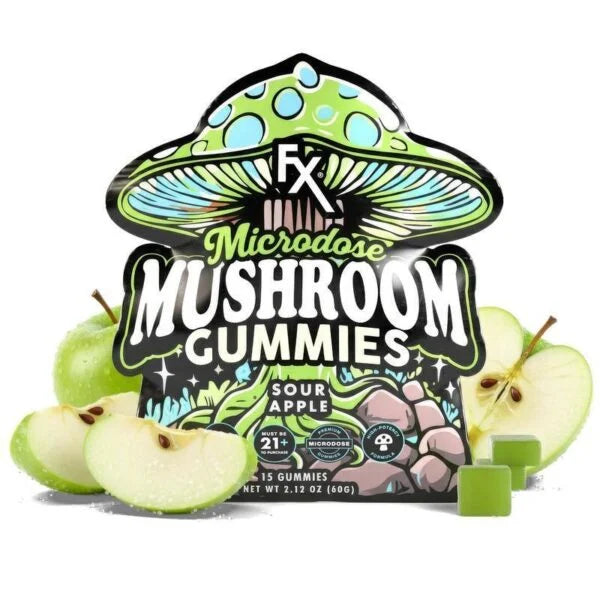 CBDfx | Sour Apple Microdose Mushroom Gummies | 15ct – Render Sourapple 2025