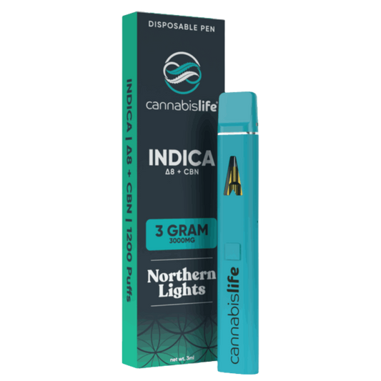 Cannabis Life | Northern Lights THC Vape | 3g Indica – THC Disposable Vape