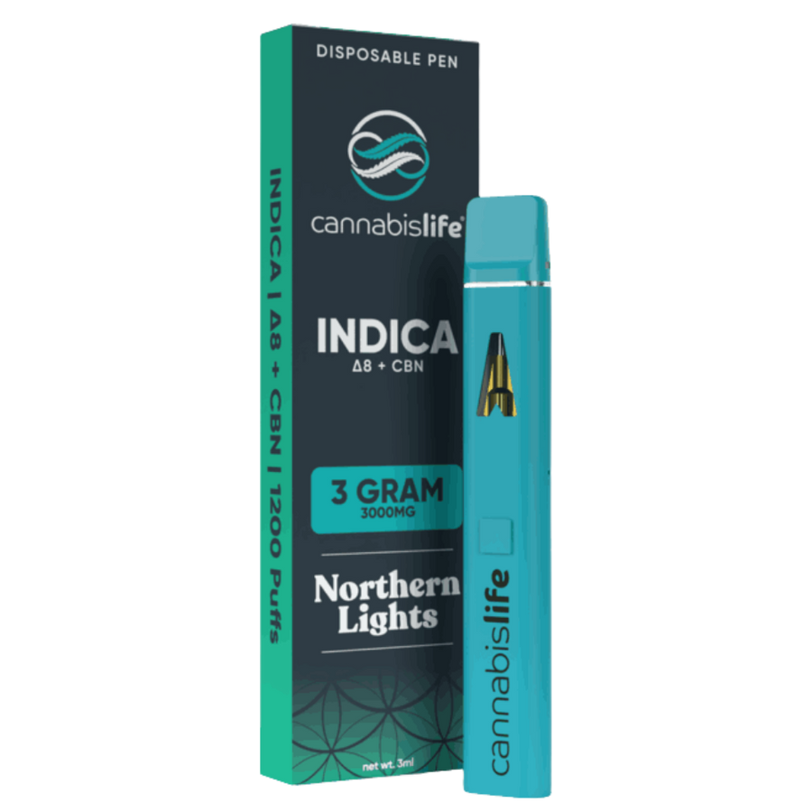 Cannabis Life | Northern Lights THC Vape | 3g Indica – THC Disposable Vape