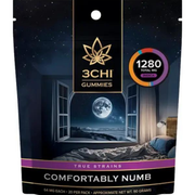 3CHI True Strains High Potency Gummies 1280mg - 20ct Comfortably Numb