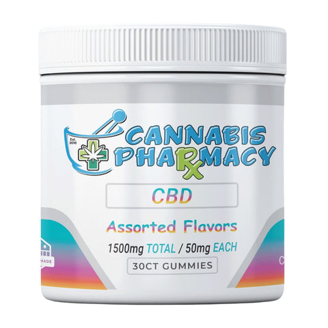 Cannabis Pharmacy CBD Gummies | 50mg - Assorted Flavor - 30ct
