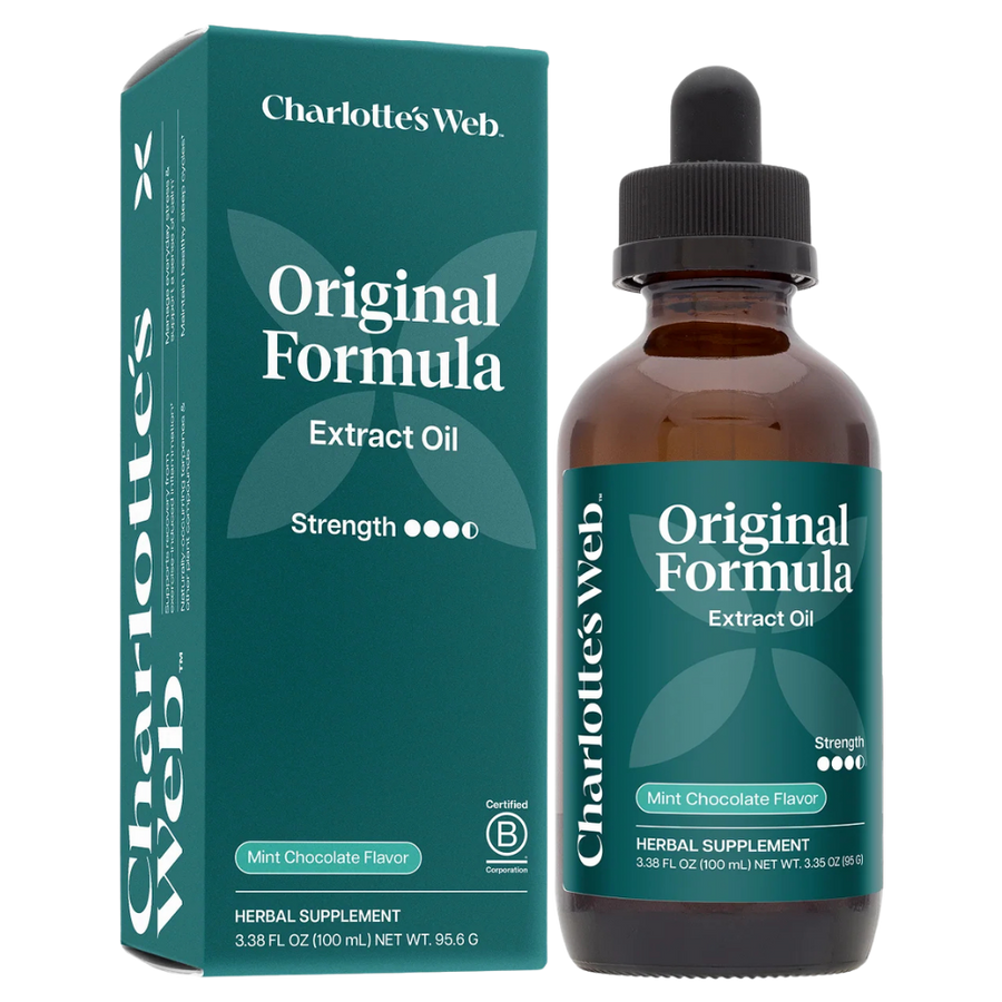 Charlotte’s Web | Full Spectrum CBD Extract Original Mint Chocolate | 50mg-100mL