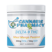 Delta-9 THC Gummies 10mg - 30ct Maui Mango Passion