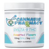 Micro Dose Delta-9 THC Gummies Nano 5mg - 30ct Assorted Flavors