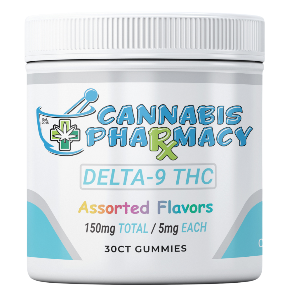 Micro Dose Delta-9 THC Gummies Nano 5mg - 30ct Assorted Flavors