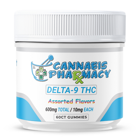 Cannabis Pharmacy | Delta 9 THC Gummies | 10mg - Assorted Flavor - 60ct